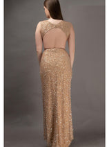 Elegant A-Line Long with V-Neckline Dress CF19200134 by FG