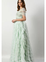Chic Ball Gown with Voluminous Skirt CF22230390 by FG