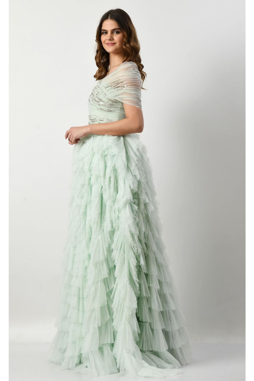 Couture Fashion Dress CF22230390 by FG - Blush / 4 - Dress
