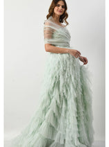 Chic Ball Gown with Voluminous Skirt CF22230390 by FG