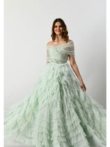 Chic Ball Gown with Voluminous Skirt CF22230390 by FG