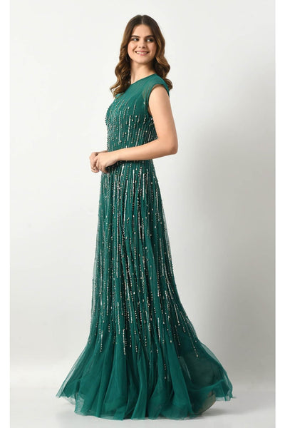 Couture Fashion Dress CF23240494 by FG - Black / 2 - Dress