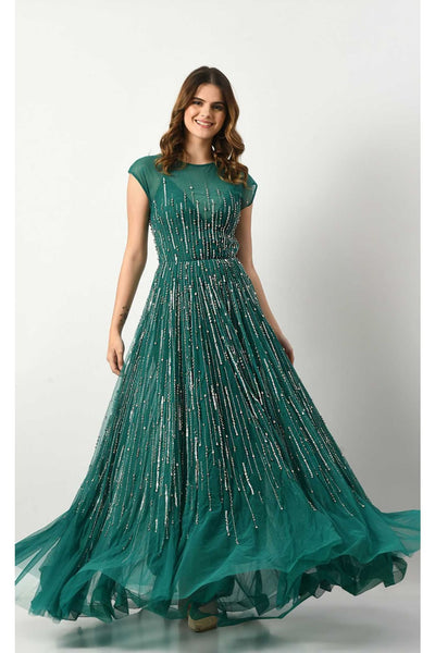 Couture Fashion Dress CF23240494 by FG - Black / 8 - Dress