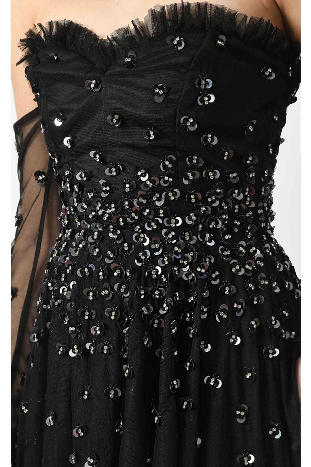Couture Fashion Dress CF23240997 by FG - Black / 12 - Dress