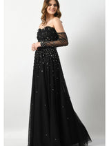 Chic Off-Shoulder A-Line Evening Dress CF23240997 by FG