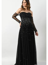 Chic Off-Shoulder A-Line Evening Dress CF23240997 by FG