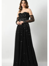 Chic Off-Shoulder A-Line Evening Dress CF23240997 by FG