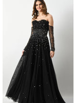 Chic Off-Shoulder A-Line Evening Dress CF23240997 by FG