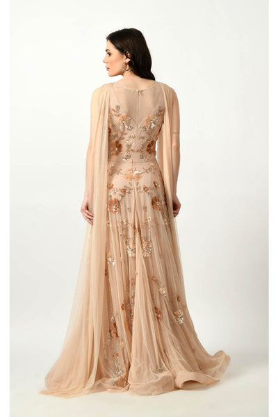 Couture Fashion Dress CF242503101 by FG - Blush / 4 - Dress