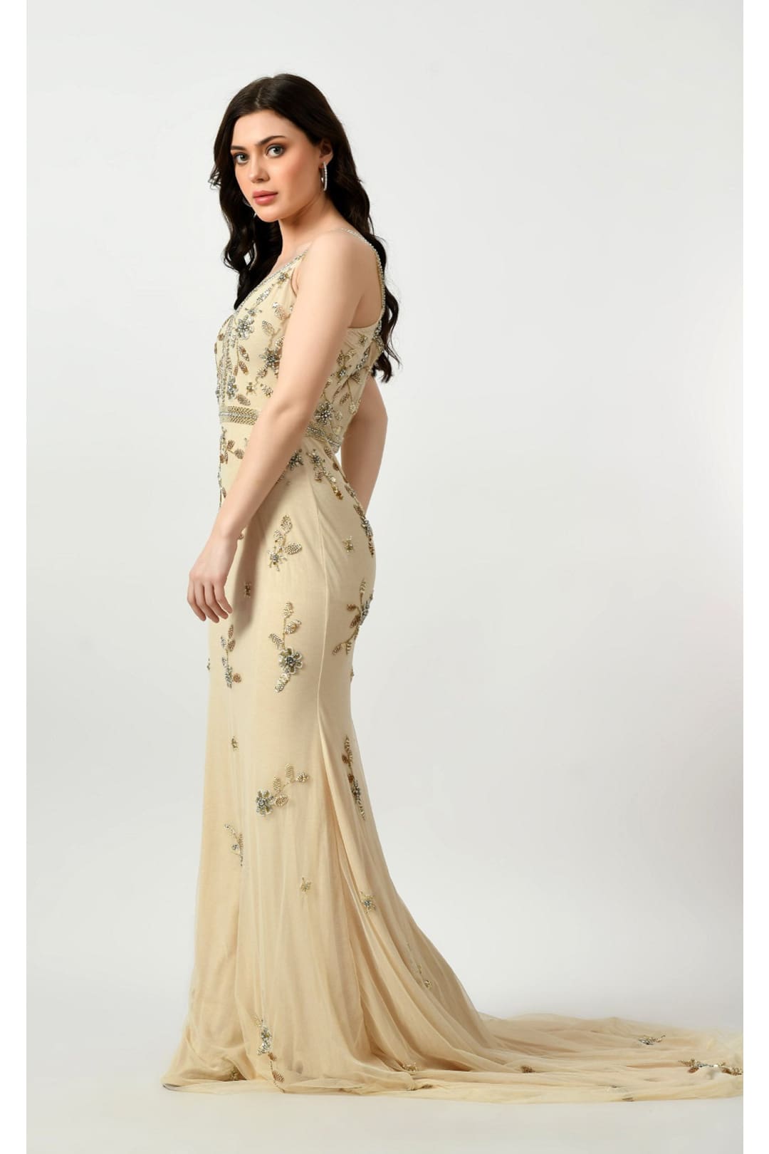 Couture Fashion Dress CF242503102 by FG - Apple Red / 10 - Dress