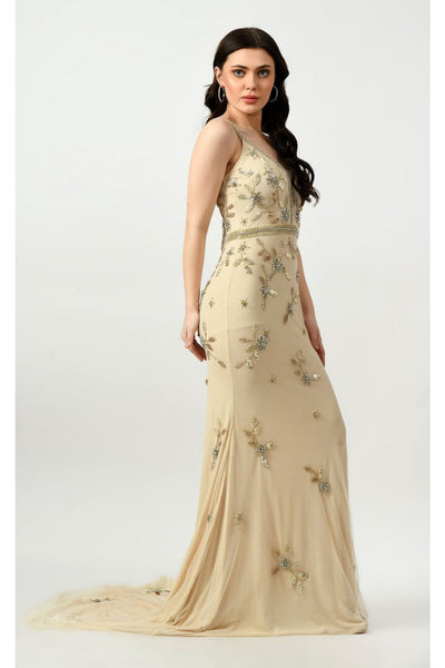 Couture Fashion Dress CF242503102 by FG - Apple Red / 2 - Dress