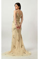 Couture Fashion Dress CF242503102 by FG - Apple Red / 8 - Dress