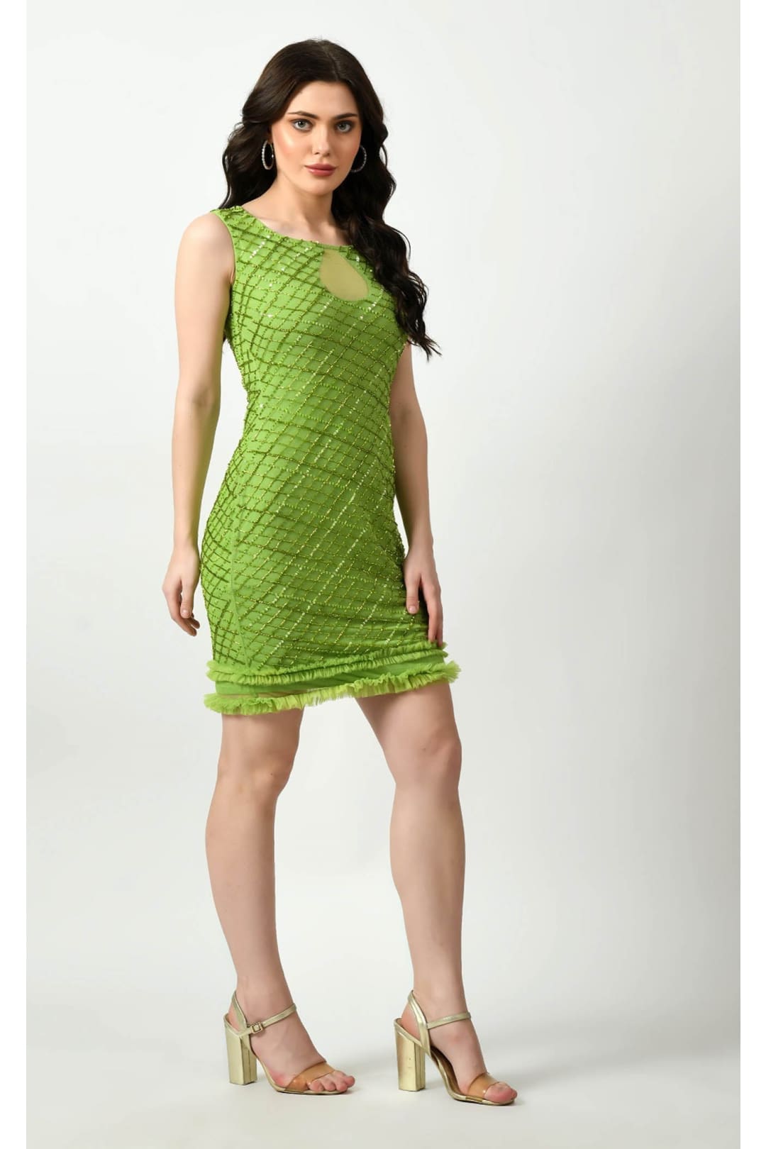Couture Fashion Dress CF242503104 by FG - Black / 12 - Dress