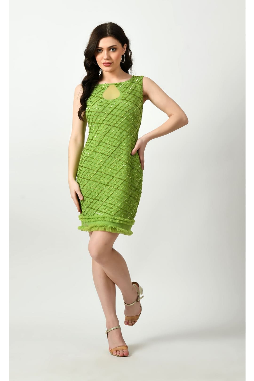 Couture Fashion Dress CF242503104 by FG - Black / 6 - Dress