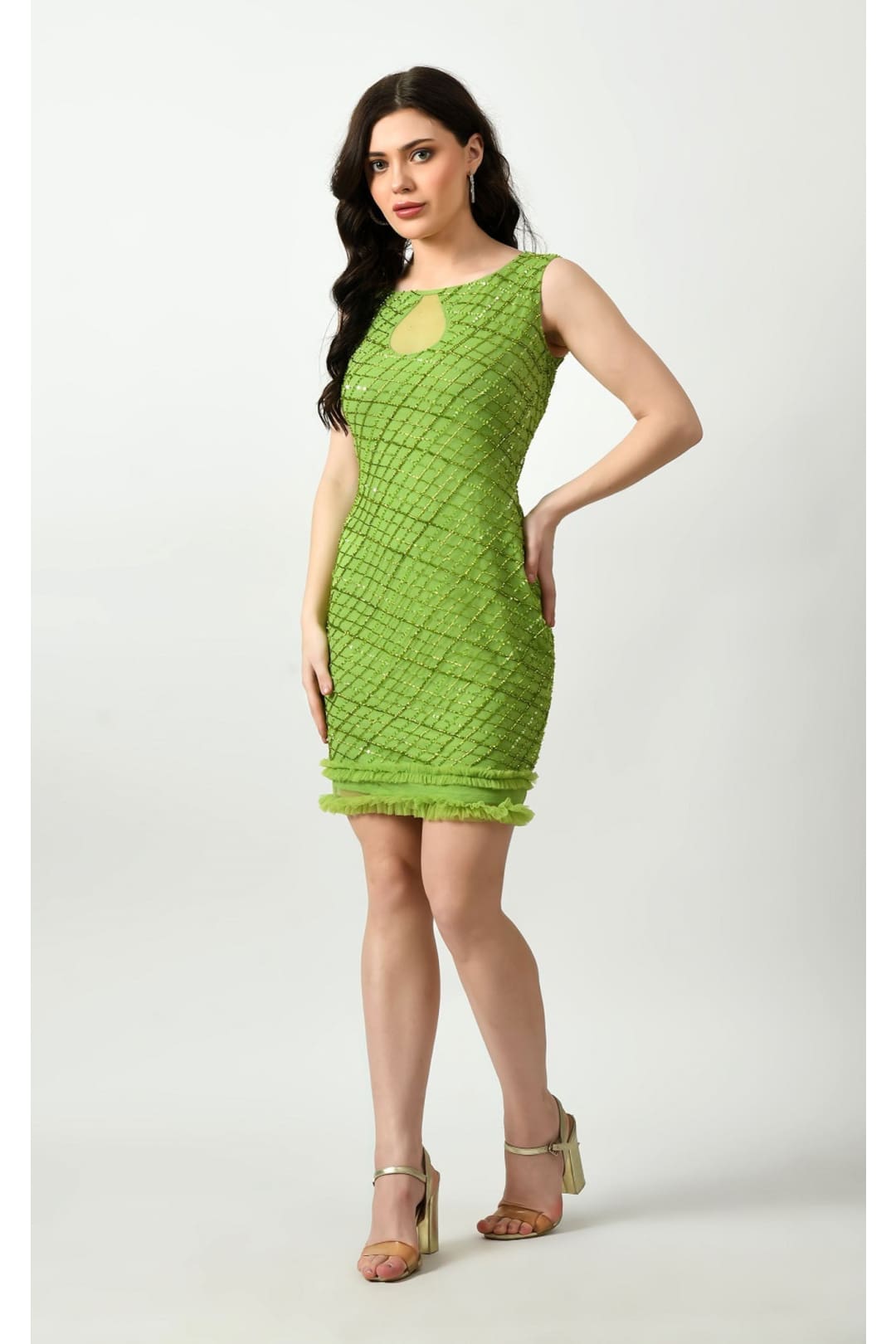 Couture Fashion Dress CF242503104 by FG - Black / 8 - Dress