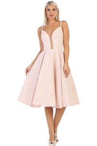 Cute Short Prom Dress - Blush / 4