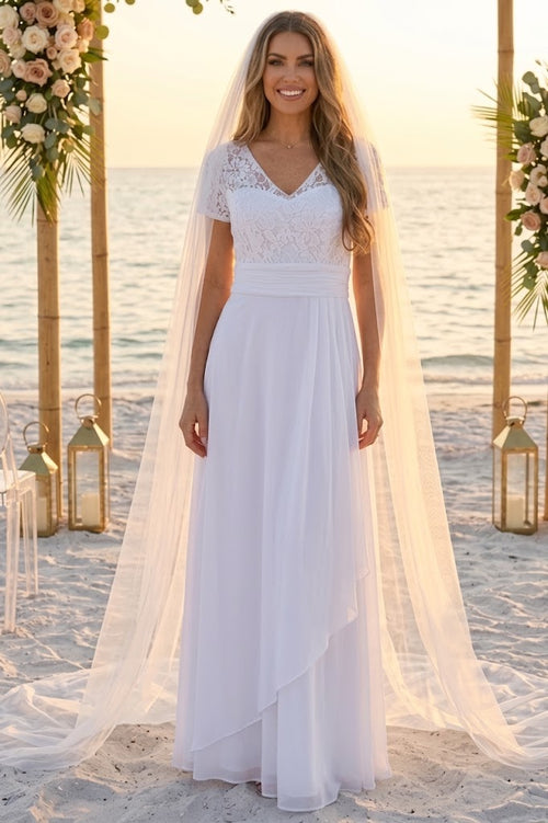 Eva USA 3486 Modest Wedding Dress Bridal Gown