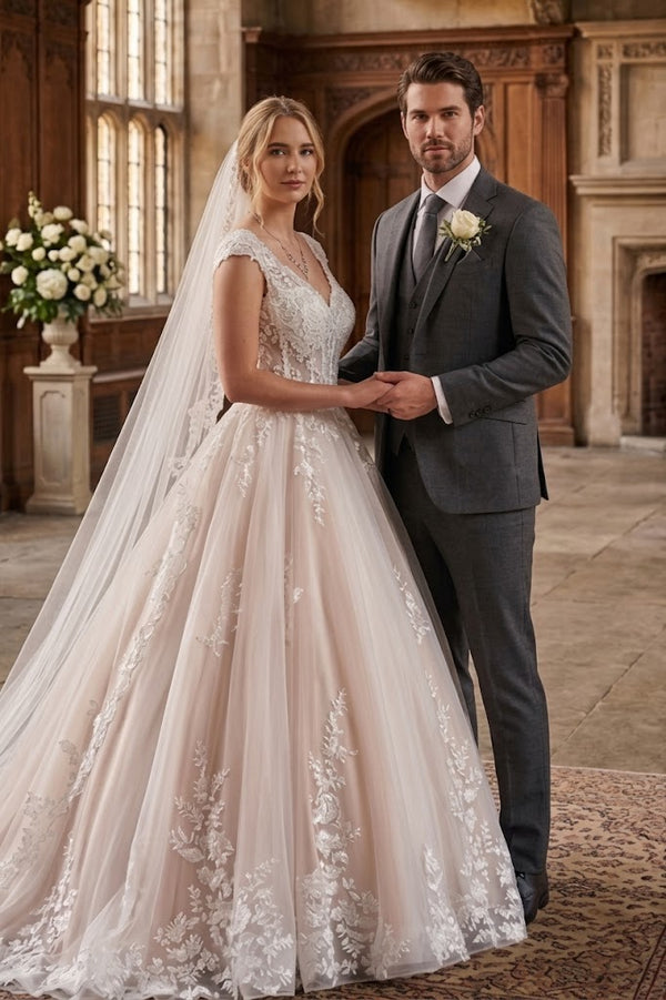 Deklaire Bridal Champagne Wedding Dresses