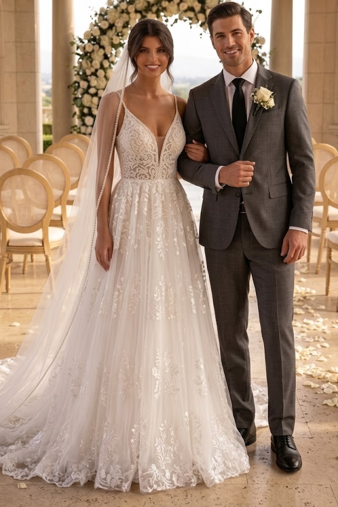 Primavera Couture 11102 Long A-Line Wedding Dress