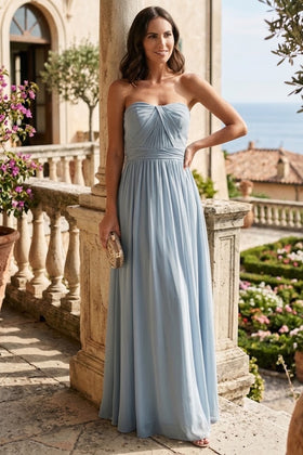 Vestido largo convertible para dama de honor Eva USA 3316 