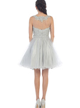 Dama Dresses for Quinceanera in Aqua Style MQ1429 Quince Outfit