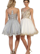 Dama Dresses for Quinceanera in Aqua Style MQ1434 Quince Outfit