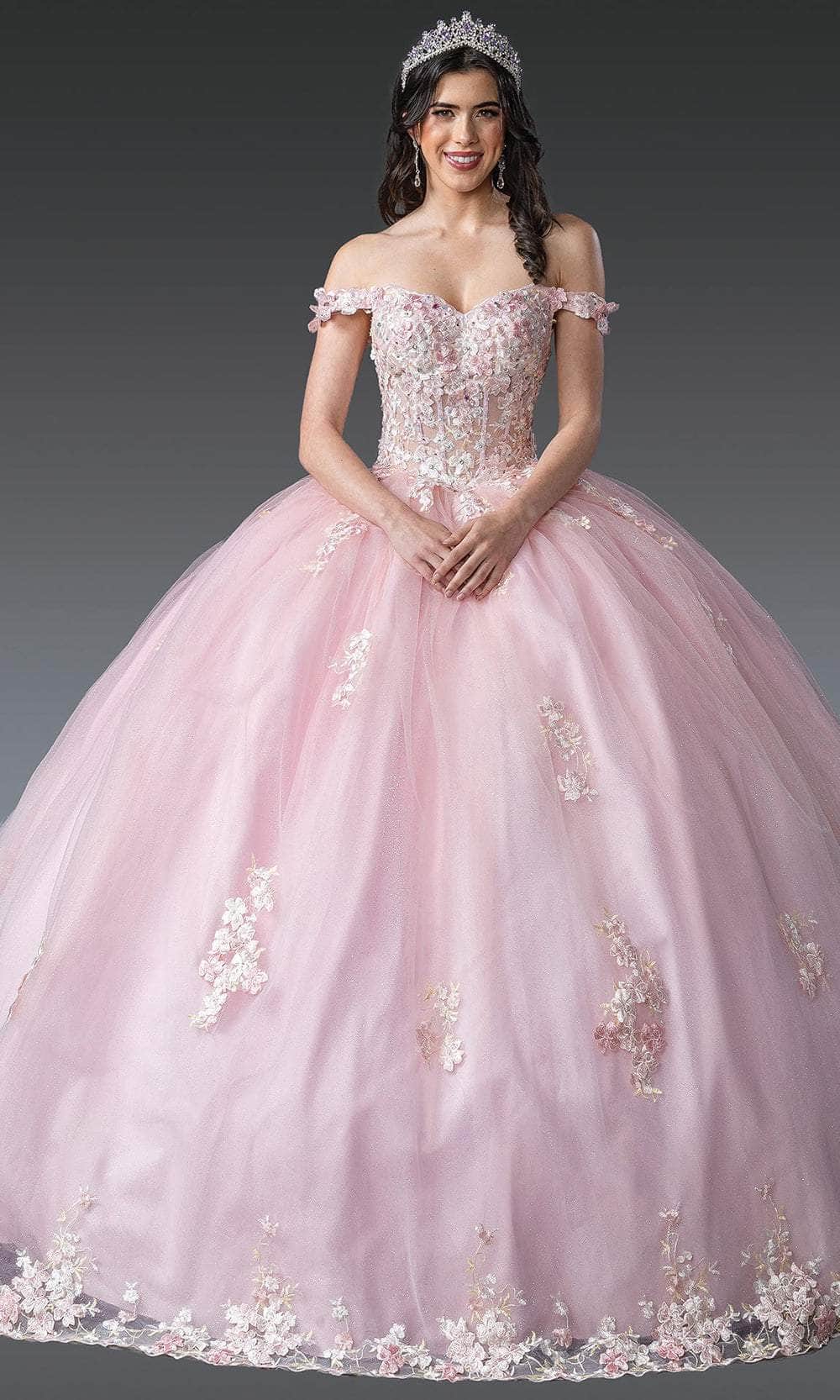 Dancing Queen 1906 - Sweetheart Neckline Floral Ballgown Ball Gowns