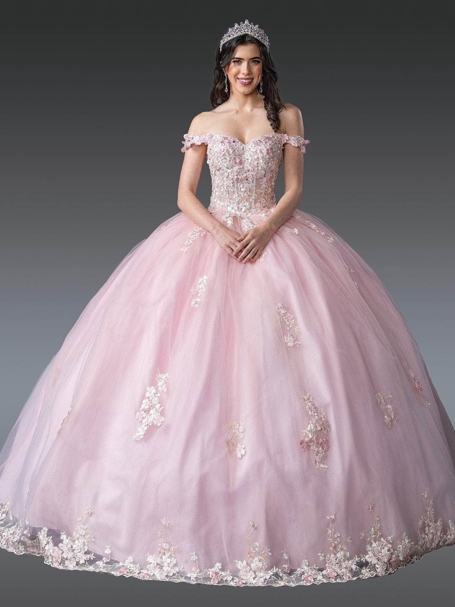 Dancing Queen 1906 - Sweetheart Neckline Floral Ballgown Ball Gowns