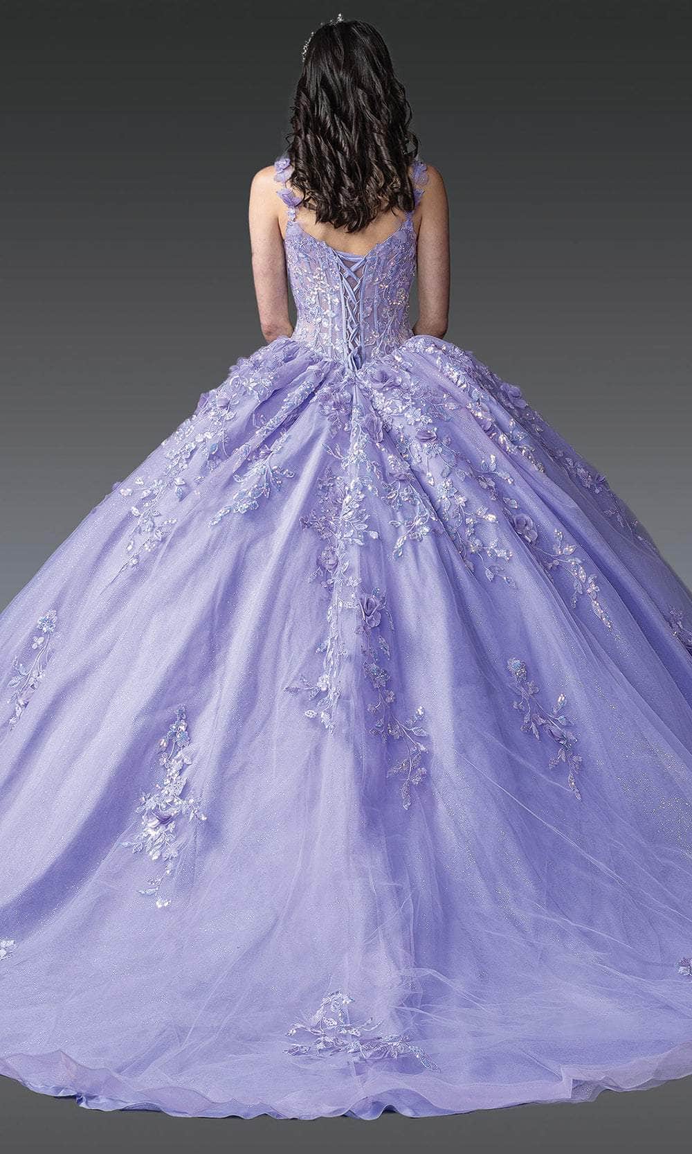 Dancing Queen 1948 – Sweetheart Floral Strap Embroidered Ballgown