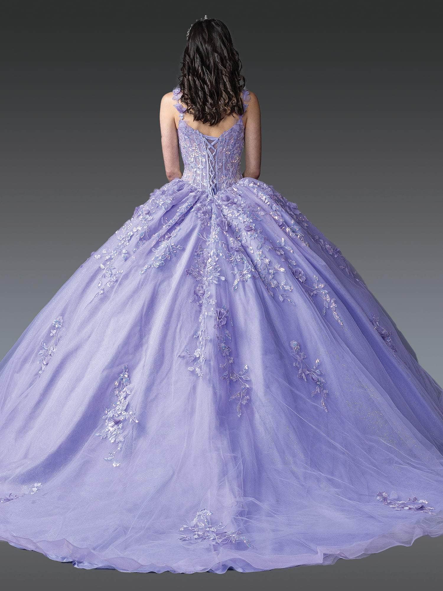 Dancing Queen 1948 – Sweetheart Floral Strap Embroidered Ballgown