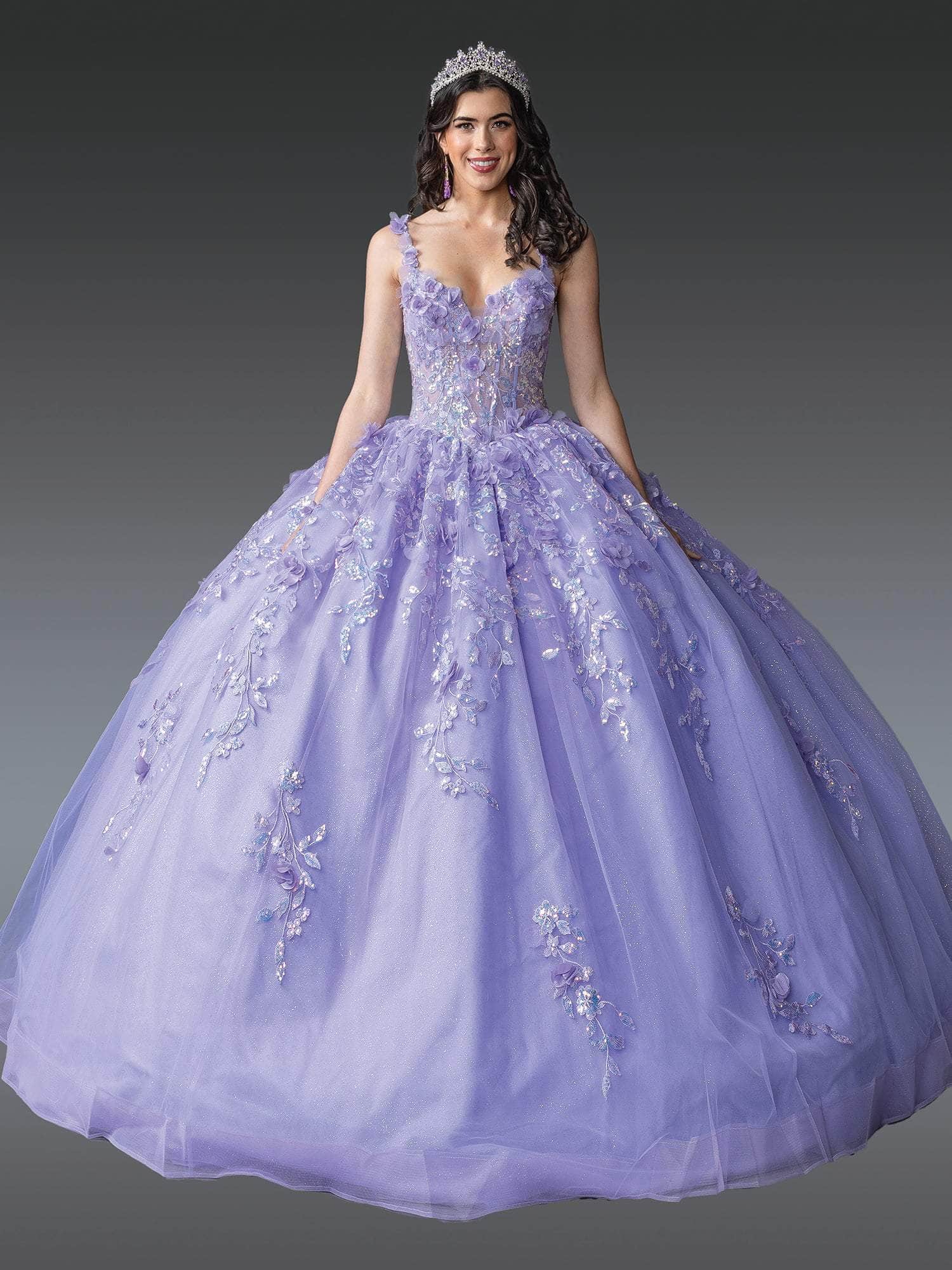 Dancing Queen 1948 – Sweetheart Floral Strap Embroidered Ballgown