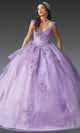 Dancing Queen 1952 - V-Neck Embroidered Quince Gown Quinceanera Dresses XS / Lilac