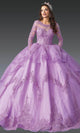 Dancing Queen 1956 - Sequin Embroidered Bateau Ballgown Quinceanera Dresses XS / Lilac