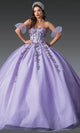 Dancing Queen 1977 - Beaded Sweetheart Quince Gown Quinceanera Dresses XS / Lilac