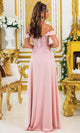 Dancing Queen 4474 – Beaded Off-Shoulder A-Line Gown