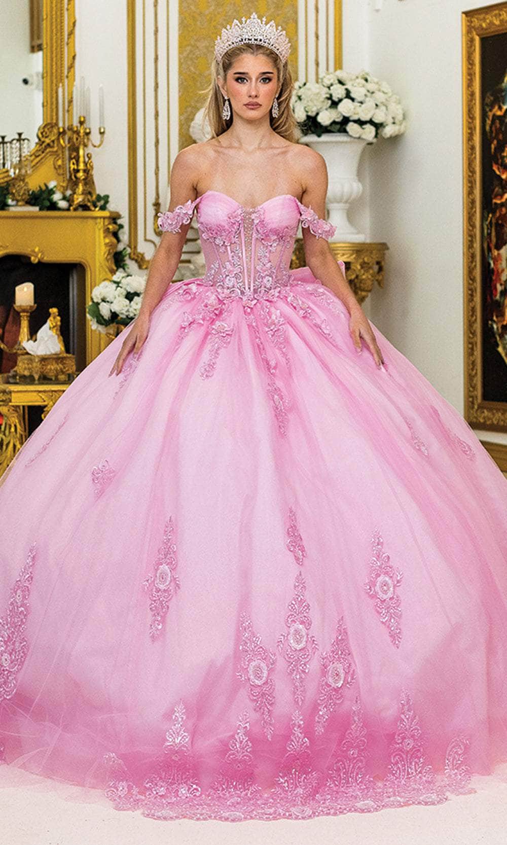Dancing Queen 5000 - Sweetheart Neck Floral Applique Ballgown Ball Gowns