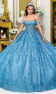 Dancing Queen 5043 - Embroidered Lace Glitter Ballgown Ball Gowns
