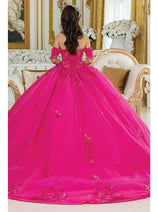 Dancing Queen DQ-1987 Beautiful Pink Quinceañera Dress for a Fairytale