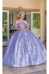 Dancing Queen Dresses DQ-1644 Quinceañera Timeless Ball Gown Design - Lilac / XS - Dress