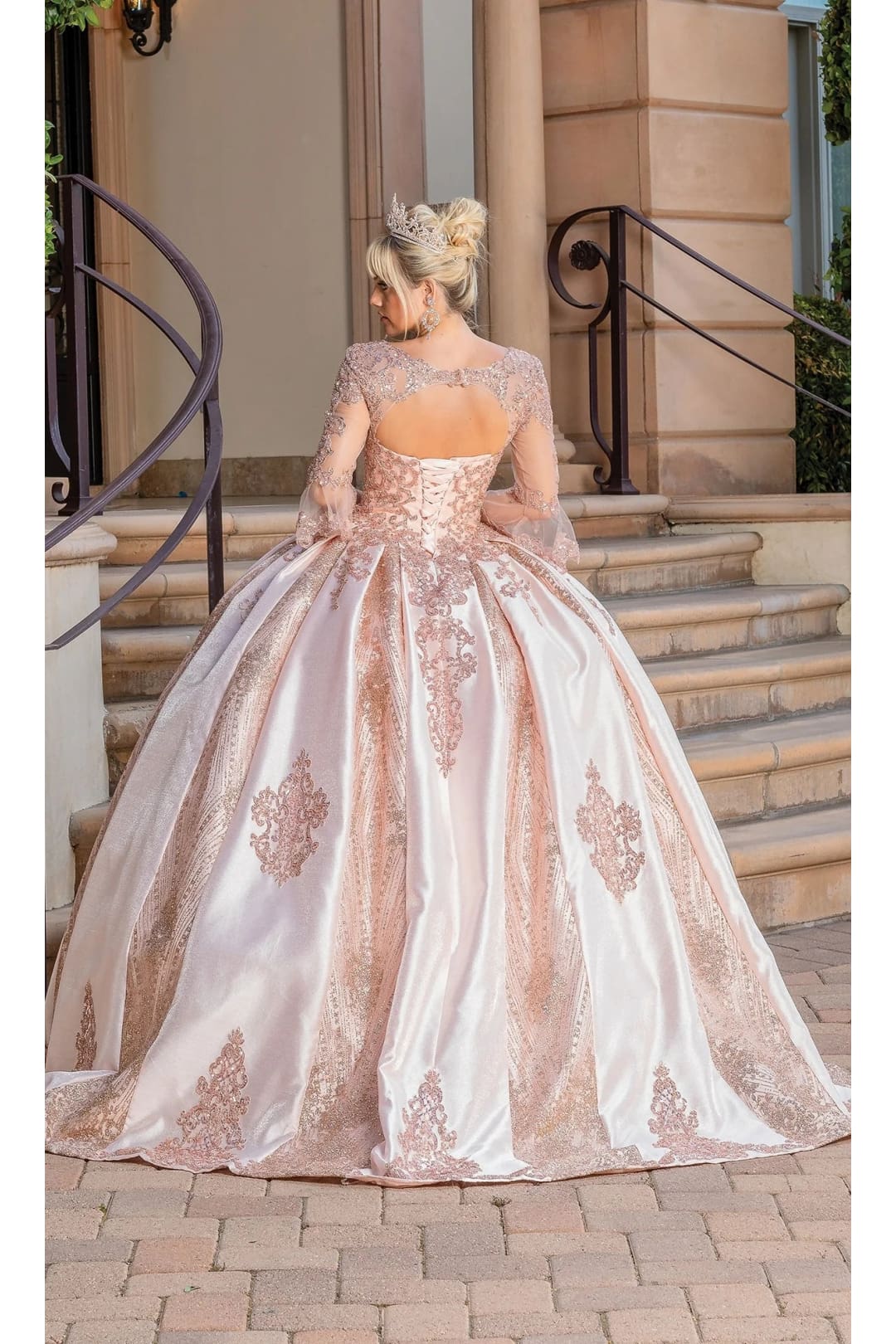 Dancing Queen Dresses DQ-1665 Quinceañera Stunning & Classic Ball Gown - Dress