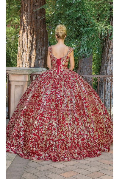 Dancing Queen Dresses DQ-1670 Quinceañera Ball Gown with Detailing - Dress