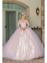 Dancing Queen Dresses DQ-1674 Blush Pink Quinceañera Dress