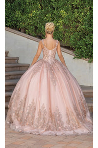 Dancing Queen Dresses DQ-1676 Quinceañera Gown with Full Tulle Skirt - Dress