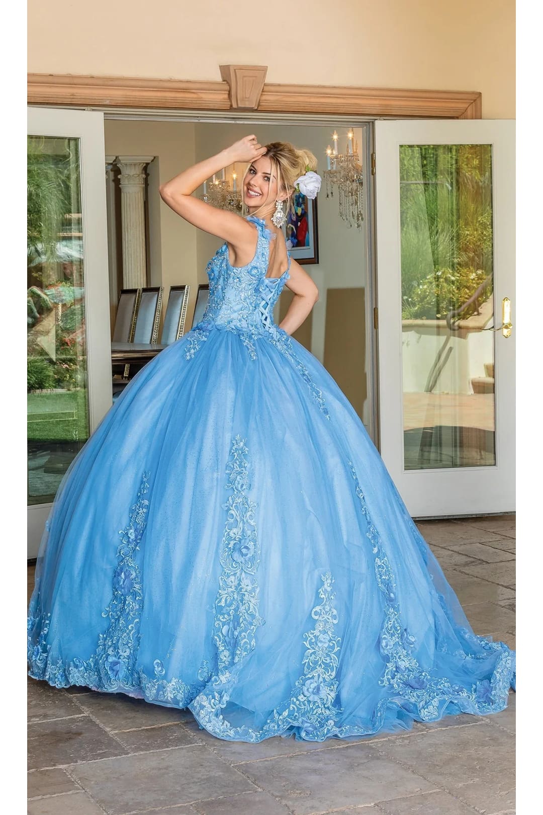 Dancing Queen Dresses DQ-1678 Quinceañera Ball Gown with Sparkling - Dress