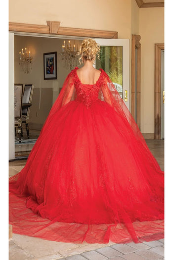 Dancing Queen Dresses DQ-1678 Quinceañera Ball Gown with Sparkling - Dress