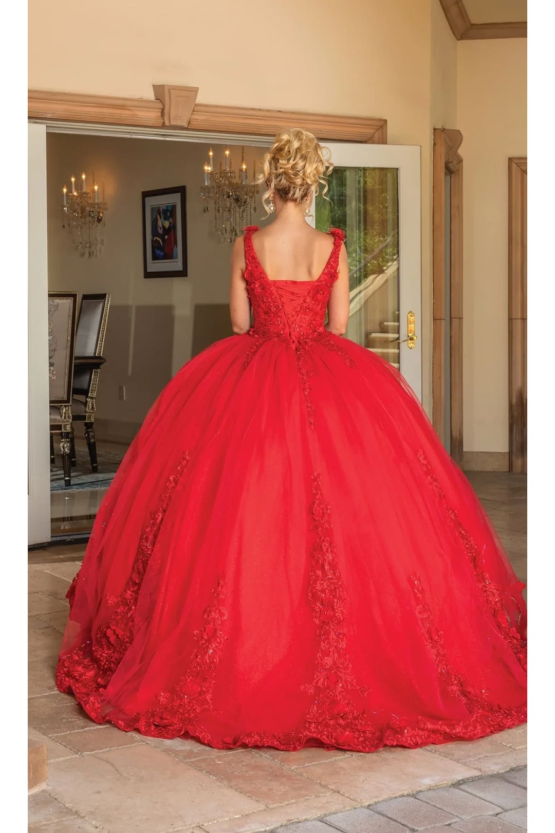 Dancing Queen Dresses DQ-1678 Quinceañera Ball Gown with Sparkling - Dress