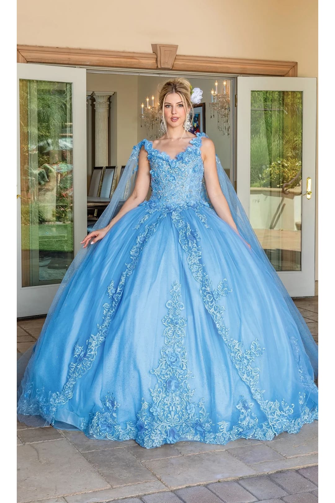 Dancing Queen Dresses DQ-1678 Quinceañera Ball Gown with Sparkling - Dress