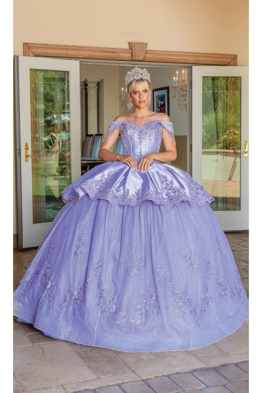 Dancing Queen Dresses DQ-1679 Quinceañera Elegance & Stunning Design - Lilac / XS - Dress