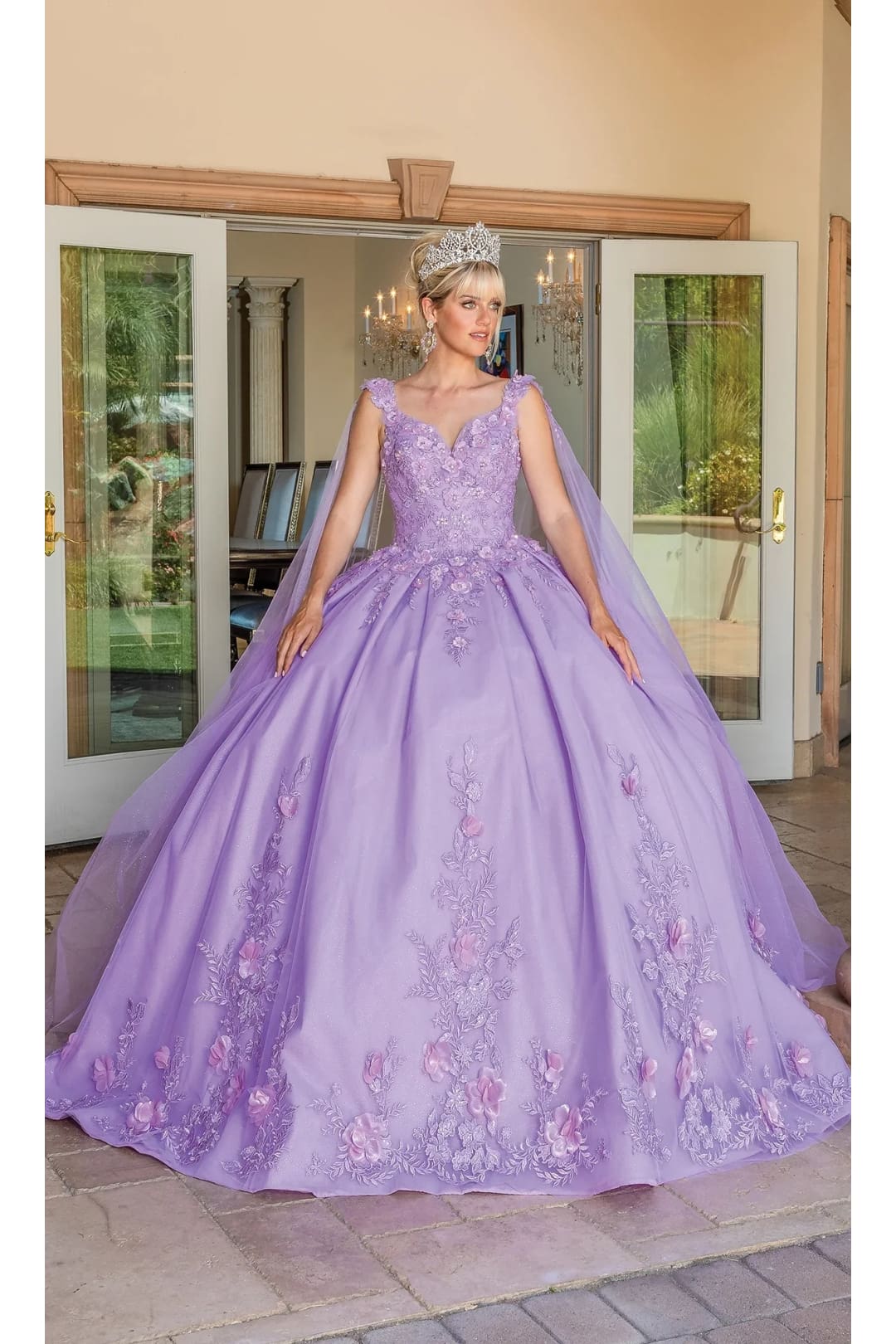Dancing Queen Dresses DQ-1716 Quinceañera for Unforgettable Glamour - Lilac / XS - Dress