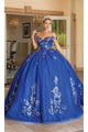 Dancing Queen Dresses DQ-1737 Quinceañera Regal Choice for the Big Day - Royal Blue / XS - Dress